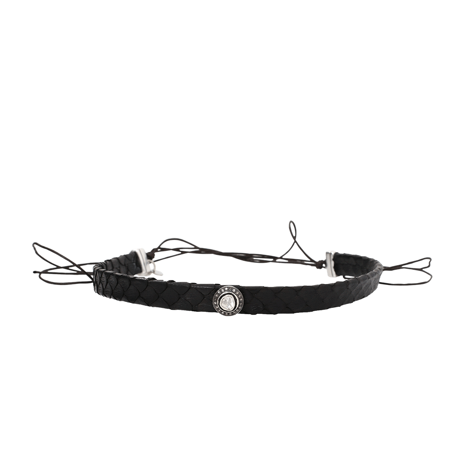 S. CARTER DESIGNS-Rosecut Diamond Python Choker-SILVER
