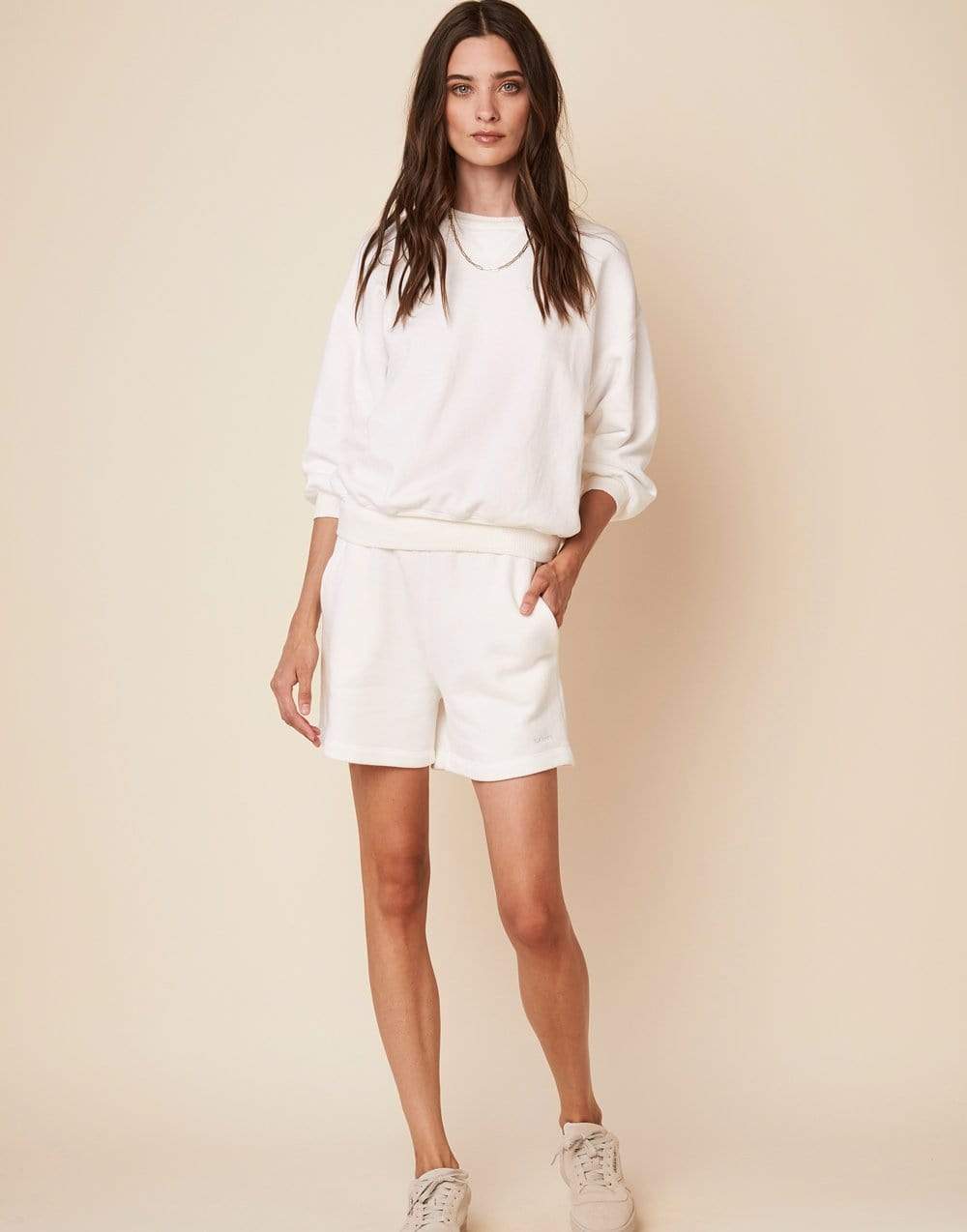 SABLYN-White Jules Short-