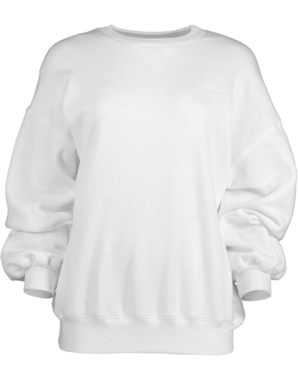 SABLYN-White Frankie Crewneck Sweatshirt-
