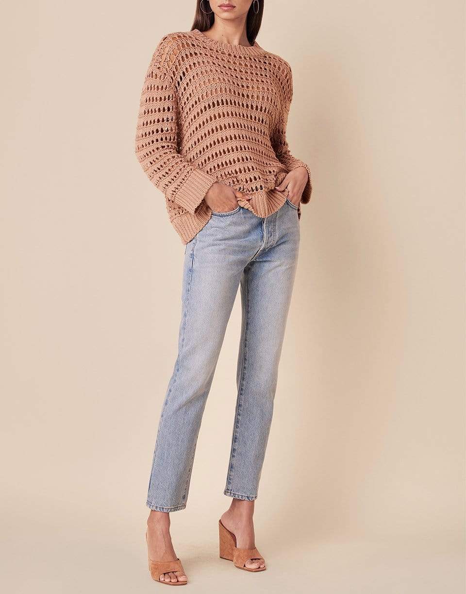 SABLYN-Mariella Open Knit Sweater-