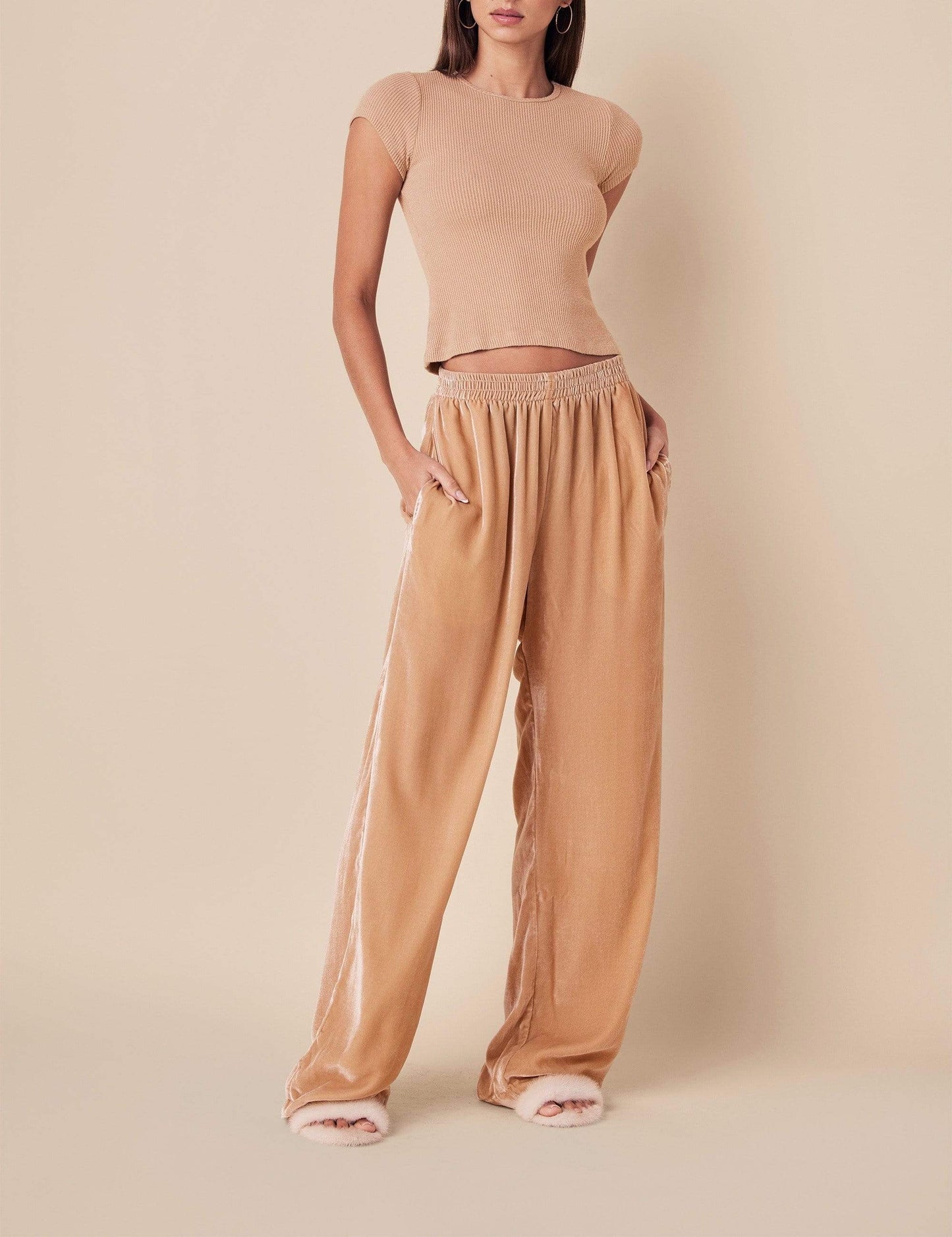 SABLYN-Yael Fitted Ribbed T-Shirt-
