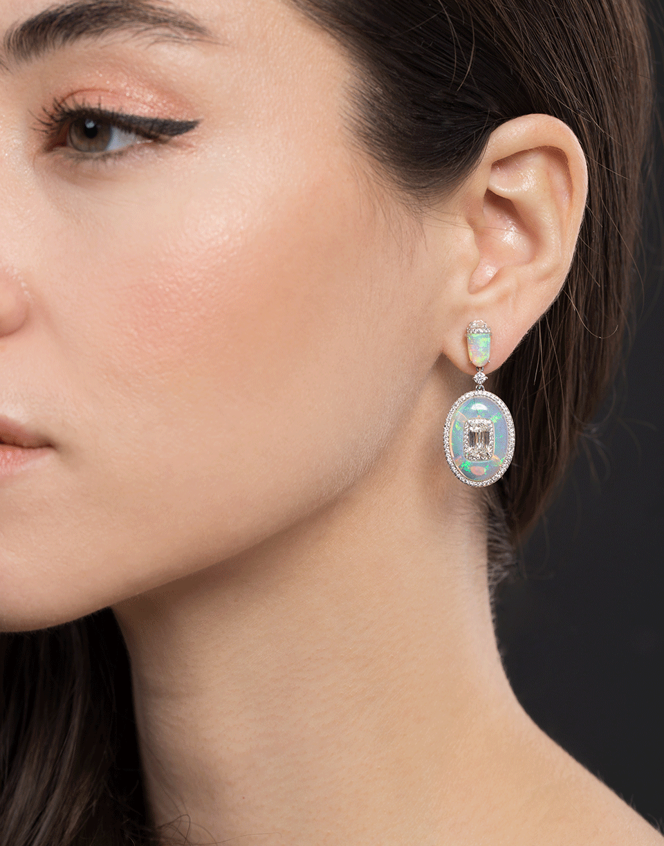 SABOO FINE JEWELS-Aura Opal Earrings-WHITE GOLD