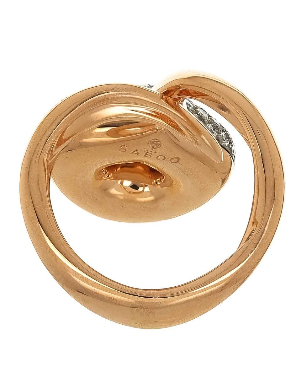 SABOO FINE JEWELS-Blue Sapphire and Diamond Multi Color Ring-ROSE GOLD