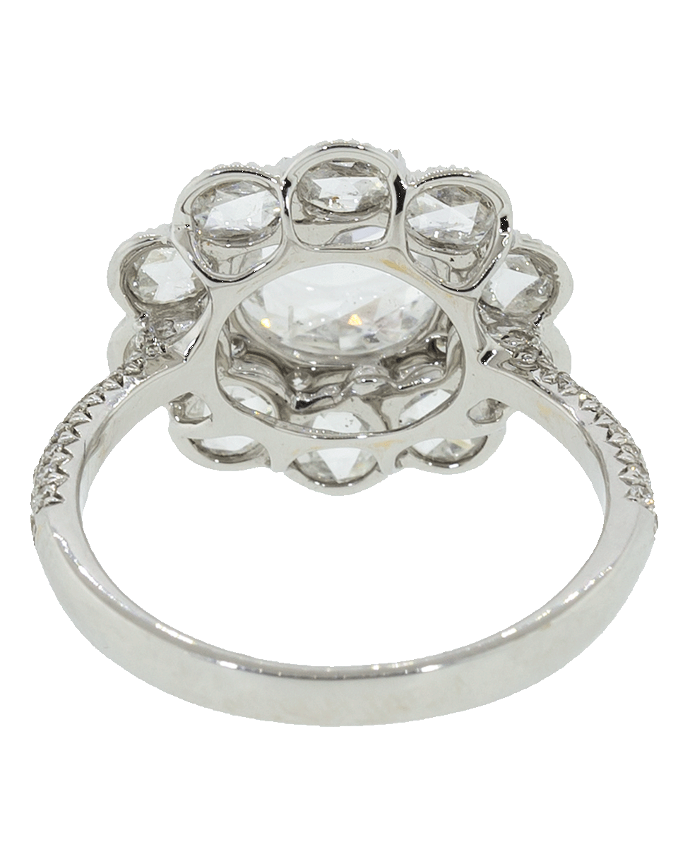 SABOO FINE JEWELS-Illuminescent Diamond Flower Ring-WHITE GOLD