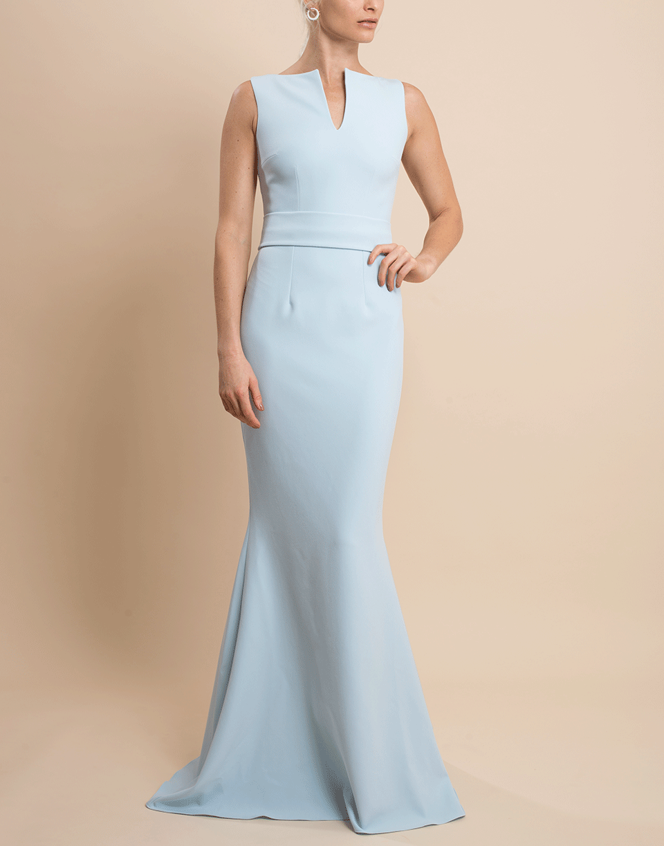 SAFIYAA-Ecalt Gown-BABYBLUE