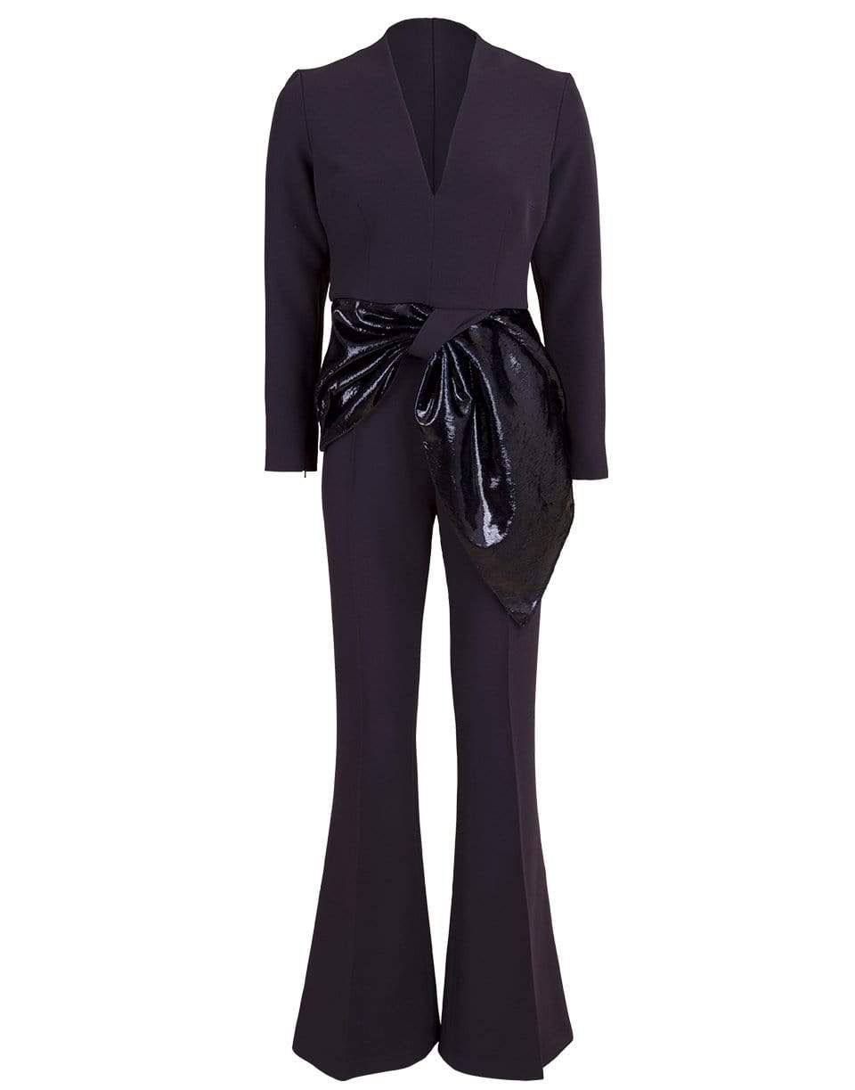 SAFIYAA-Leticia Top and Halluana Pant Set-NAVY