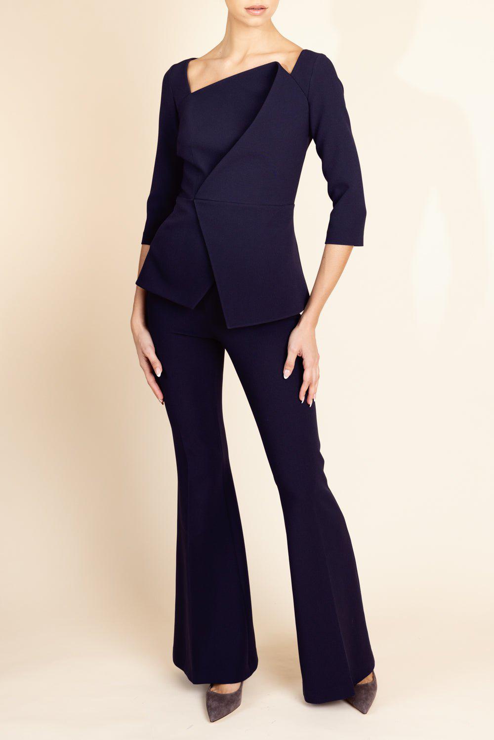 SAFIYAA-Alexa Pant - Midnight Navy-