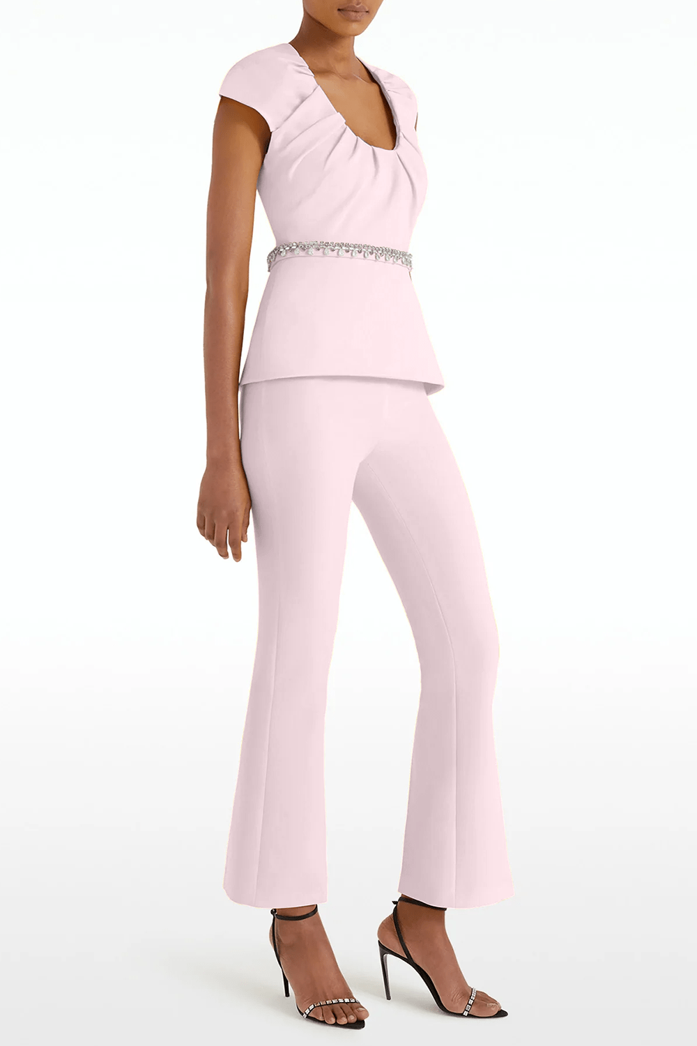 SAFIYAA-Mari Pant - Barely Pink-