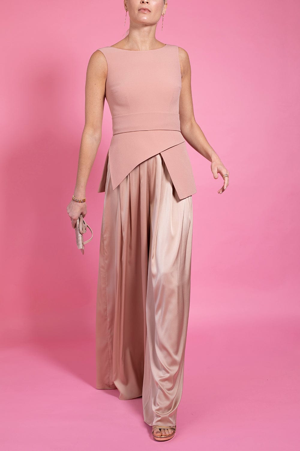 SAFIYAA-Flavia Belted Jumpsuit-