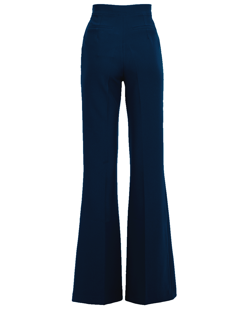 SAFIYAA-Peacock Halluana Flare Side Zip Pant-