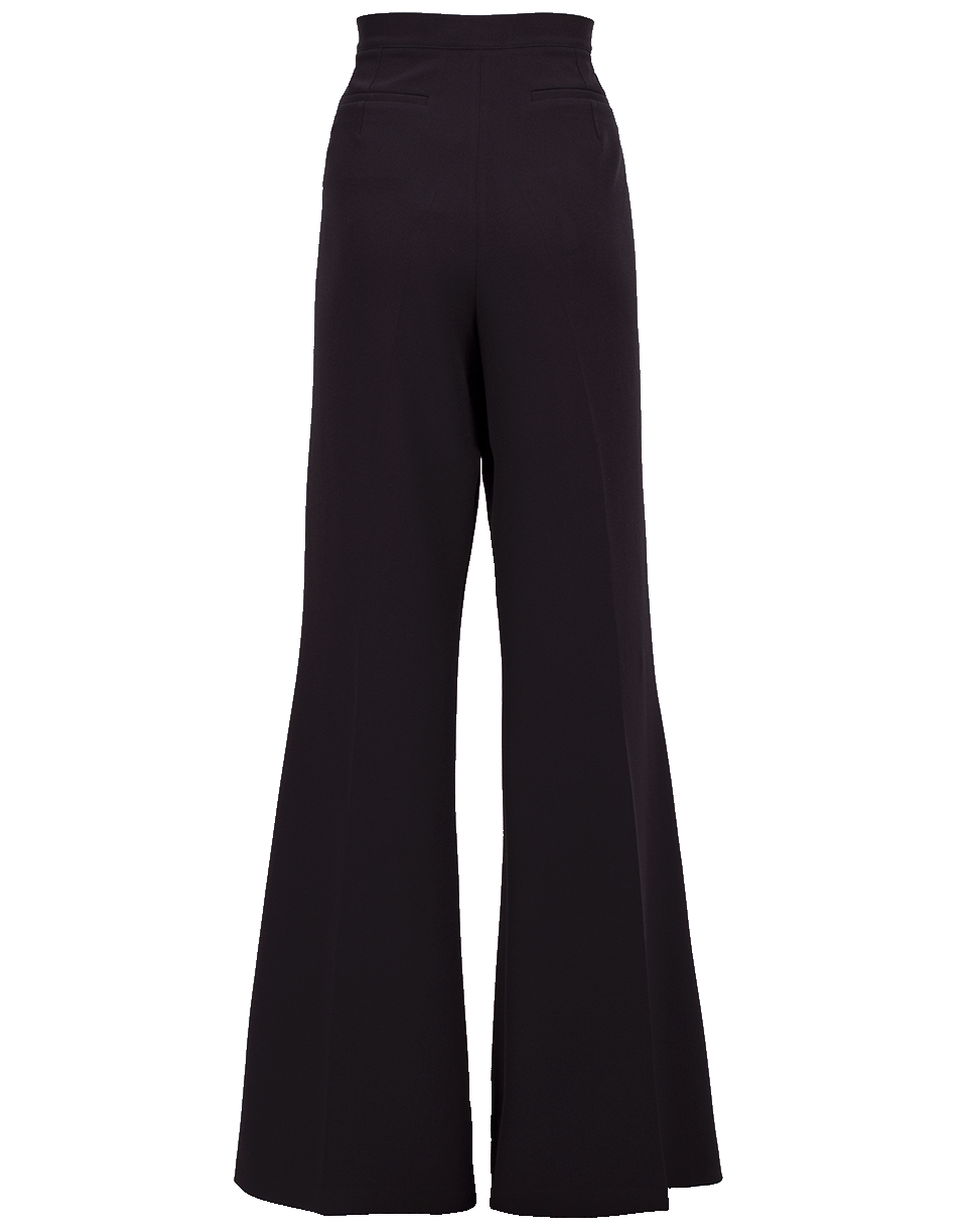 SAFIYAA-Black Halluana Flare Pant-