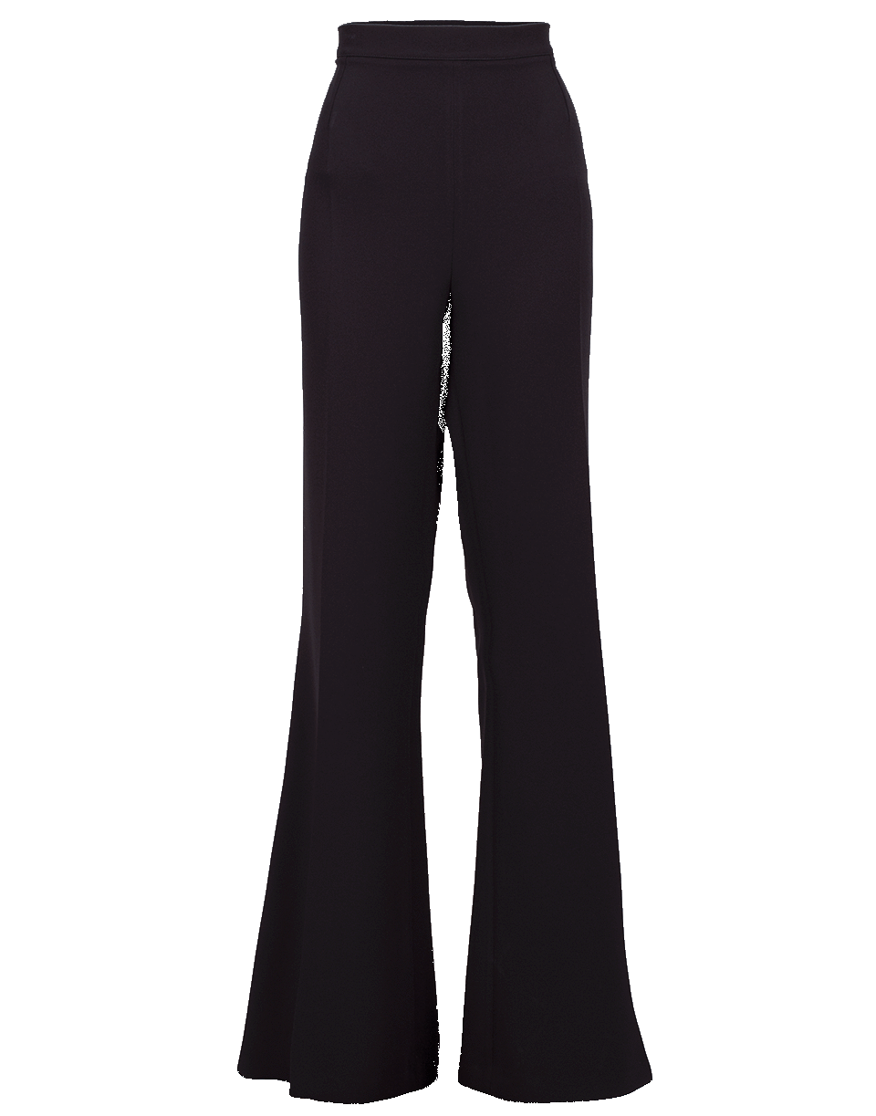 SAFIYAA-Black Halluana Flare Pant-