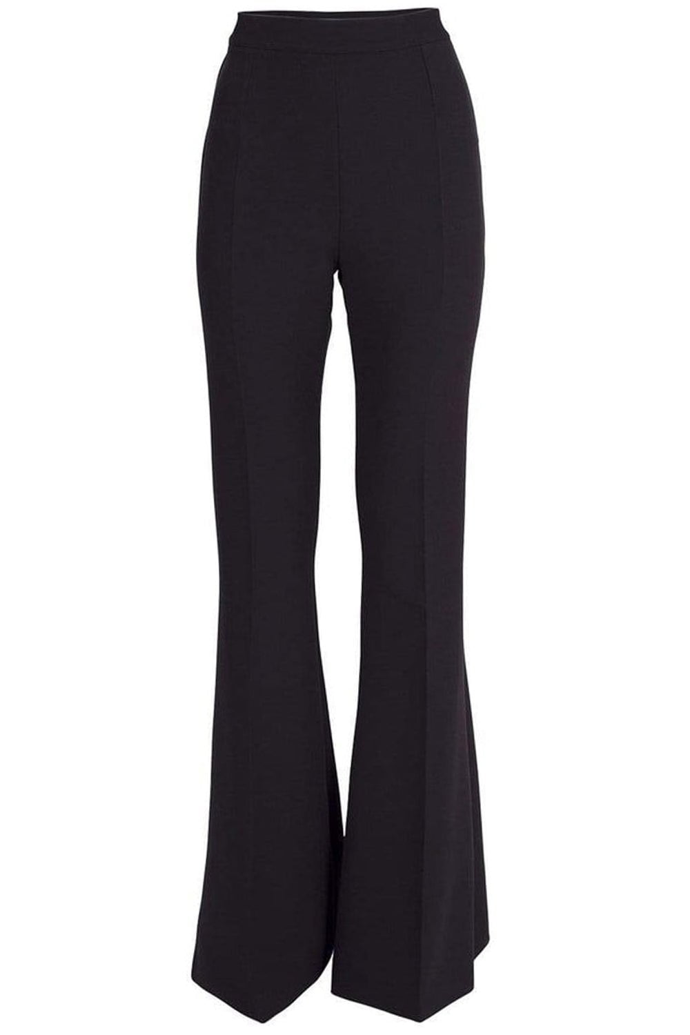 SAFIYAA-Black Halluana Flared Leg Pant-