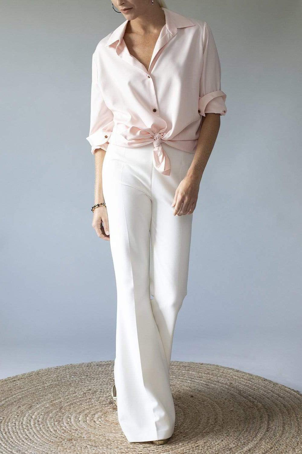 SAFIYAA-Halluana Trouser - Ivory-