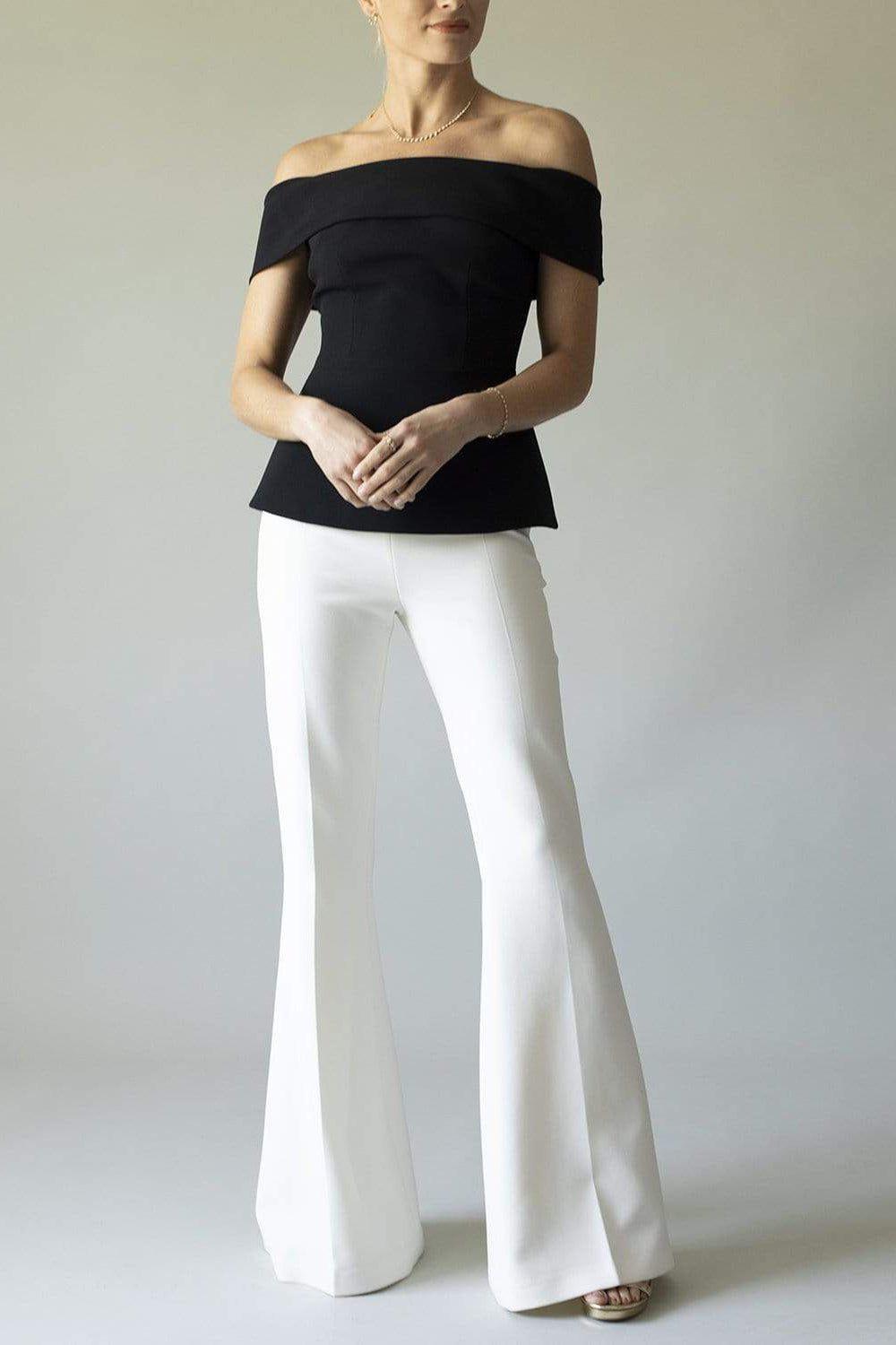 SAFIYAA-Halluana Trouser - Ivory-