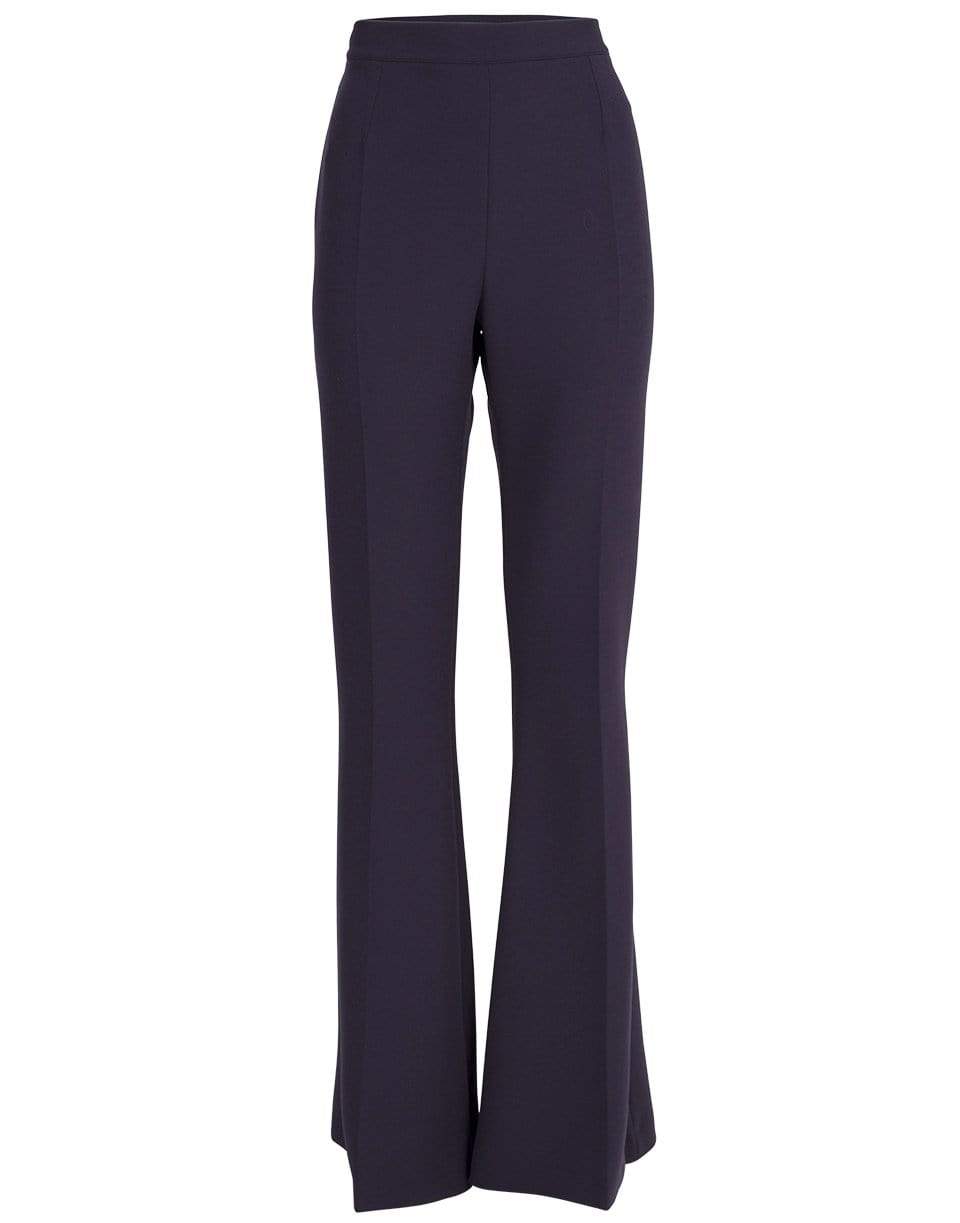 SAFIYAA-Navy Halluana Flared Leg Pant-NAVY