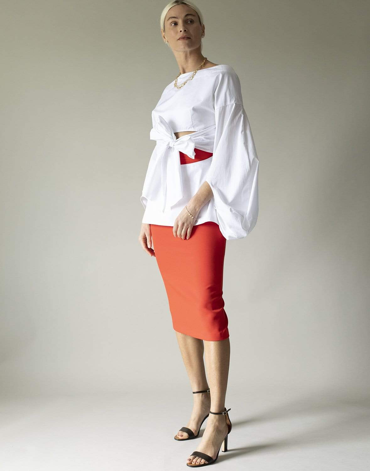 SAFIYAA-Hokoko Slim Skirt-