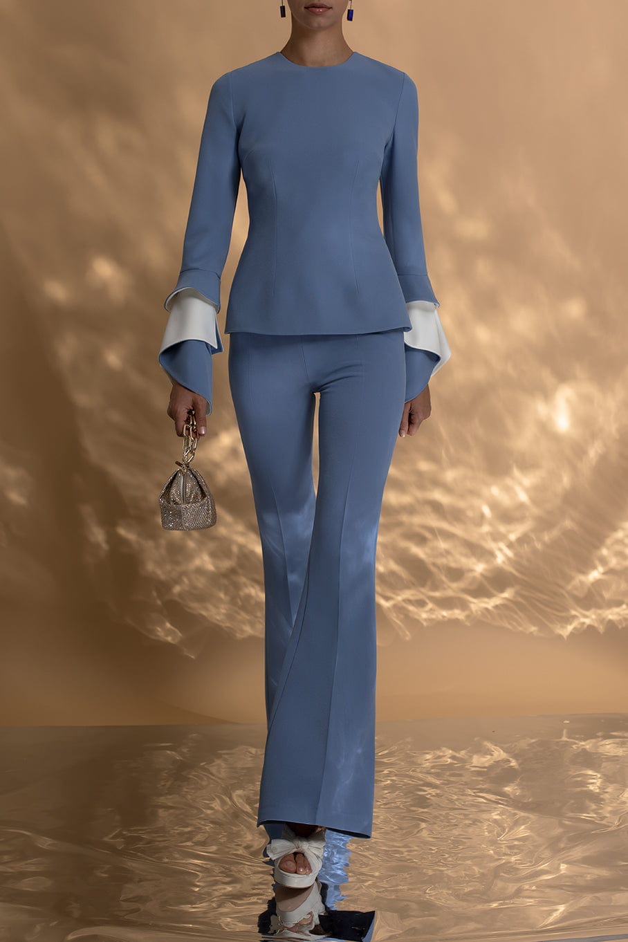 SAFIYAA-Meili Top-BLUASHIV
