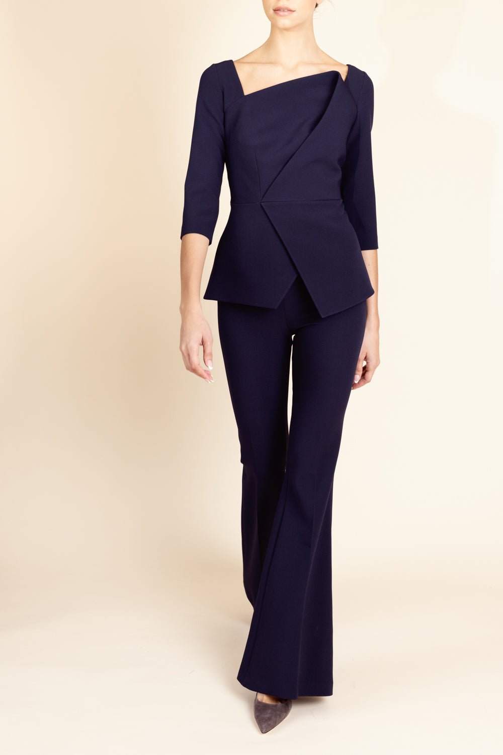SAFIYAA-Lilian Top - Midnight Navy-