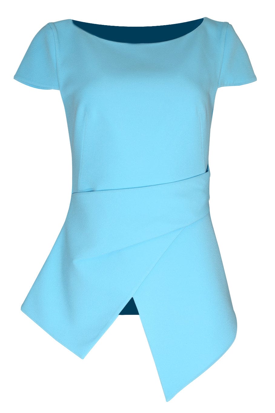SAFIYAA-Agave Boatneck Cap Sleeve Top-