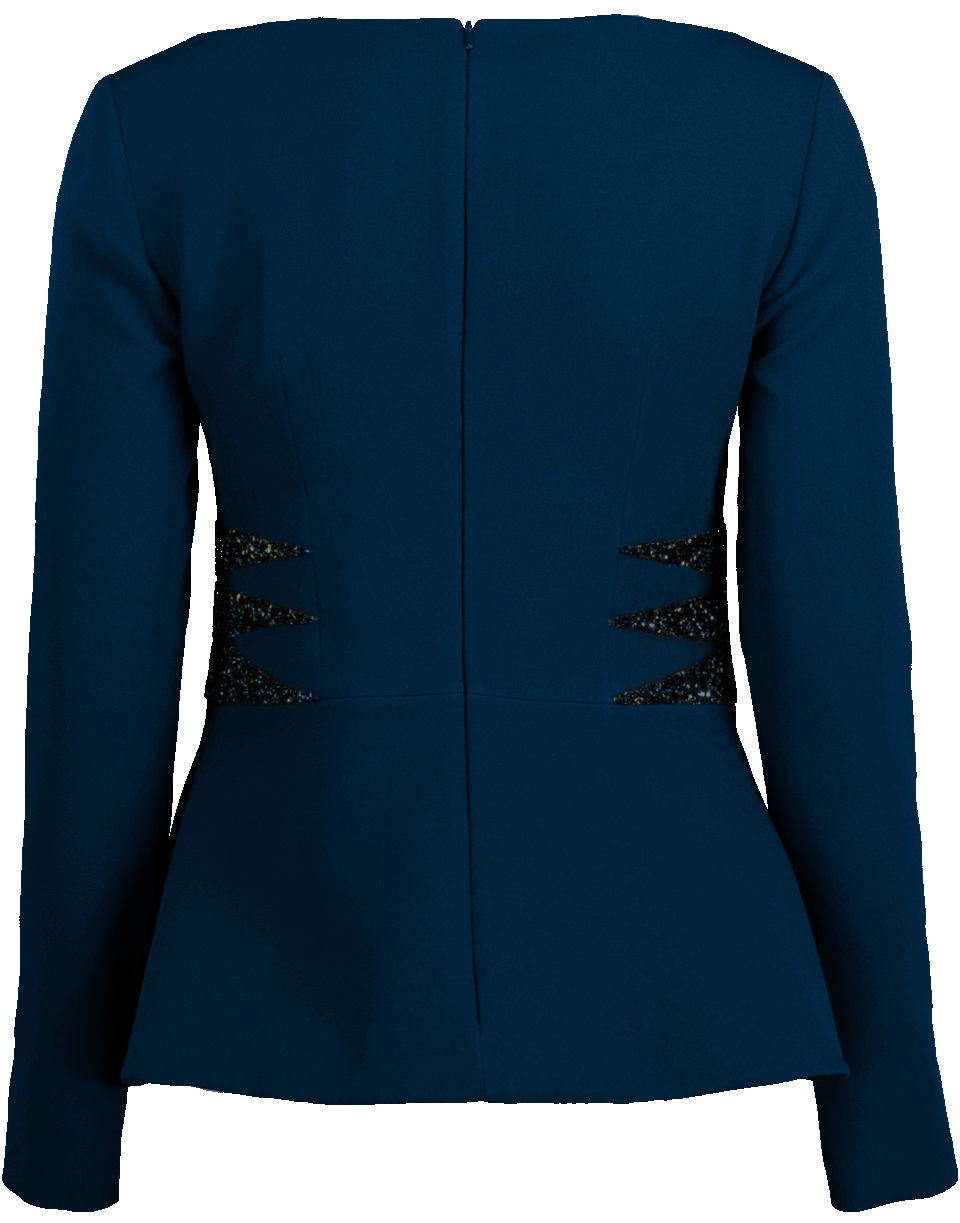 SAFIYAA-Lennon Split Neck Top-