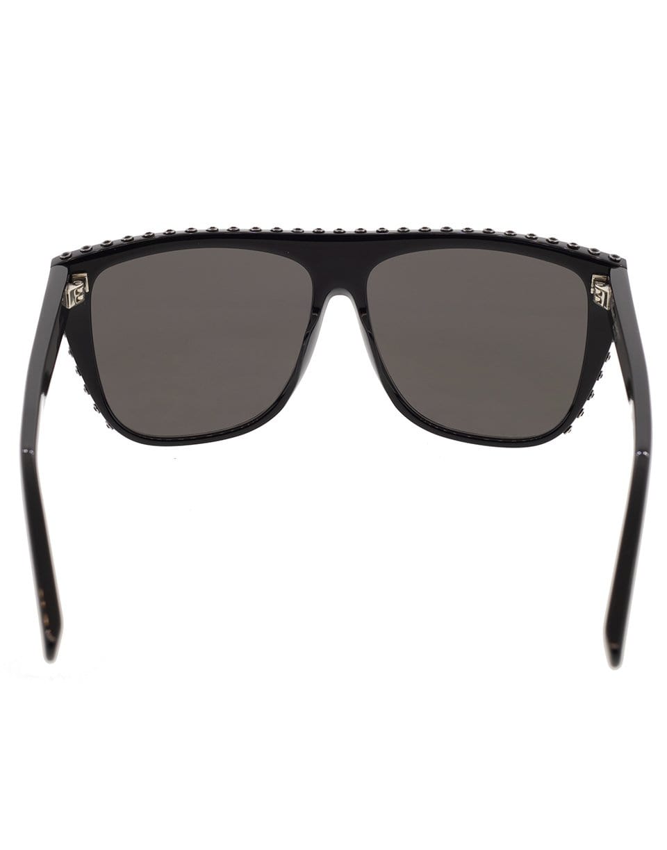 SAINT LAURENT-Unisex Black Square Sunglasses-BLACK