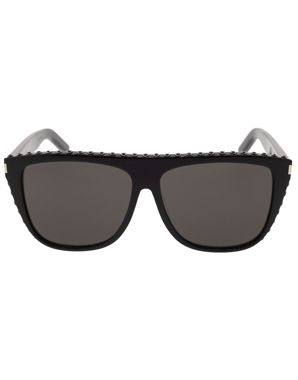 SAINT LAURENT-Unisex Black Square Sunglasses-BLACK