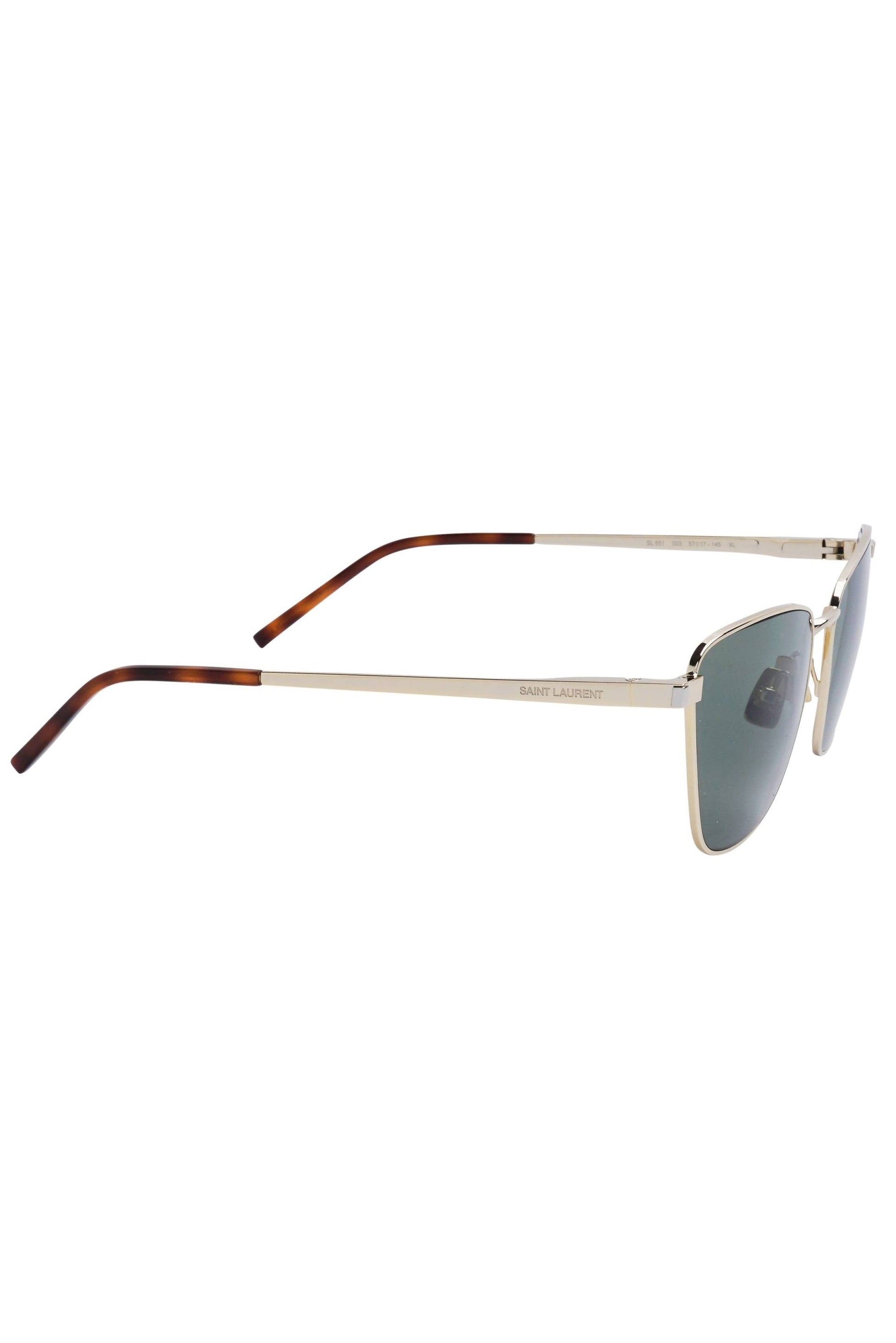 SAINT LAURENT-Square Sunglasses-GD/GD/GR