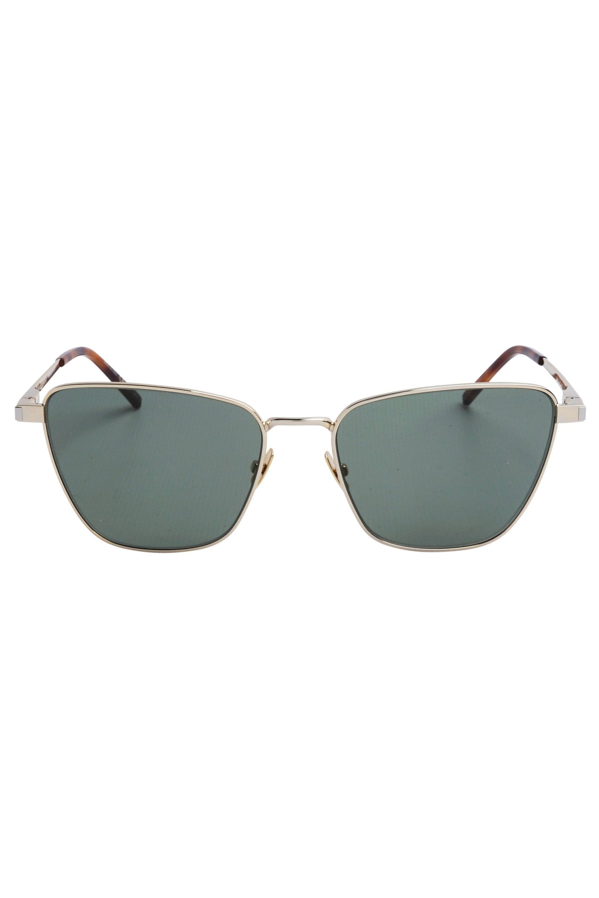 SAINT LAURENT-Square Sunglasses-GD/GD/GR