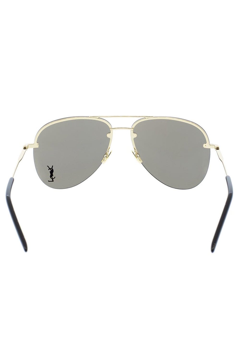 SAINT LAURENT-Classic Gold Aviator Sunglasses-GOLD