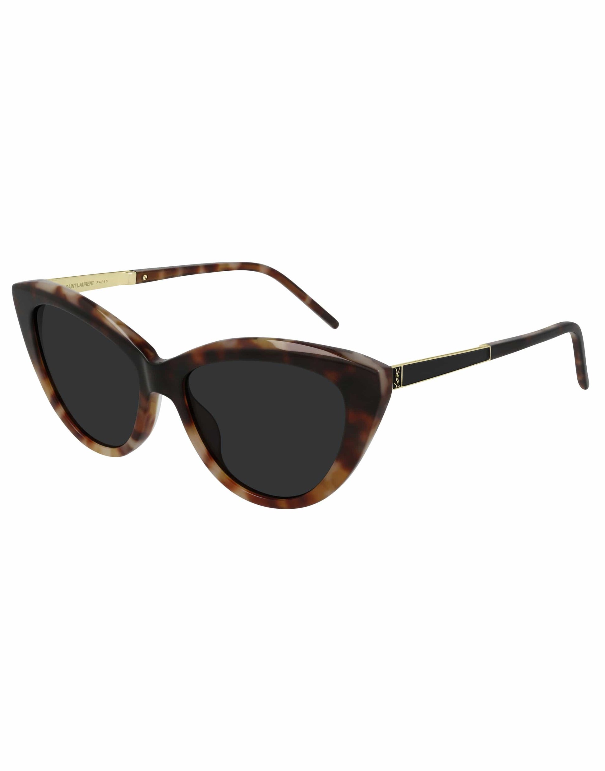 SAINT LAURENT-Havana Cat Eye Sunglasses-HAVANA