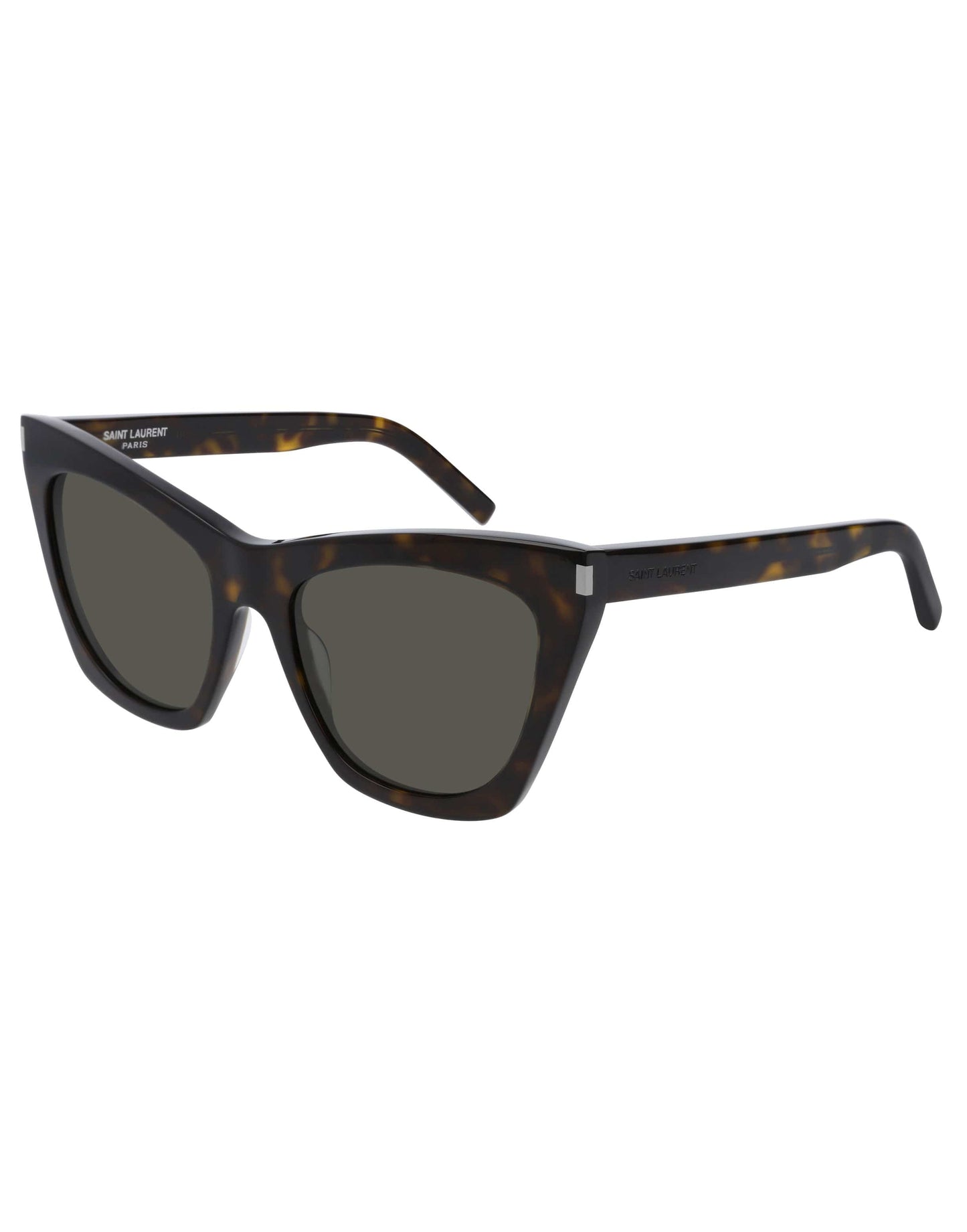 SAINT LAURENT-SL 214 Havana Grey Kate Sunglasses-HAVANA
