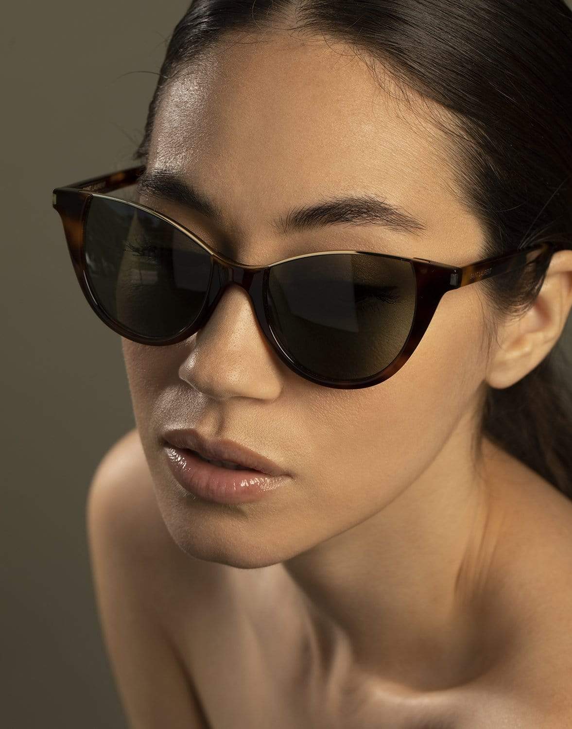 SAINT LAURENT-SL 368 Stella Havana Sunglasses-HAVANA