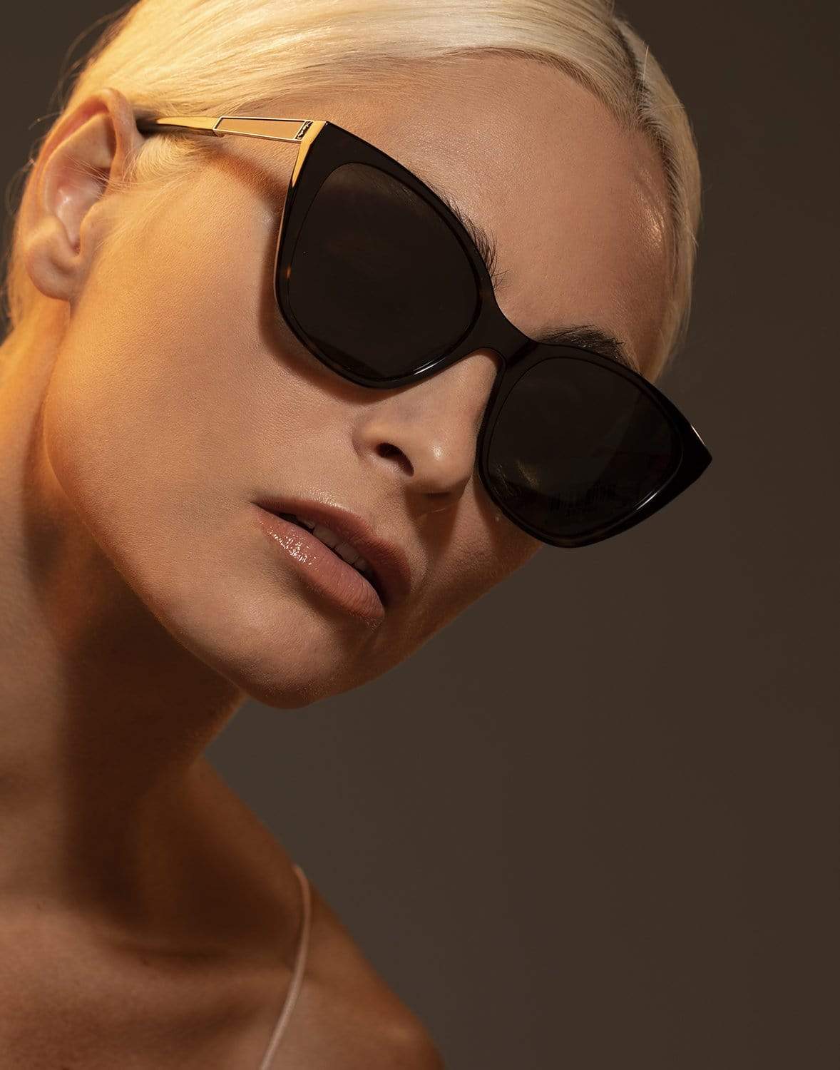 SAINT LAURENT-SL M69 Havana Grey Sunglasses-HAVANA