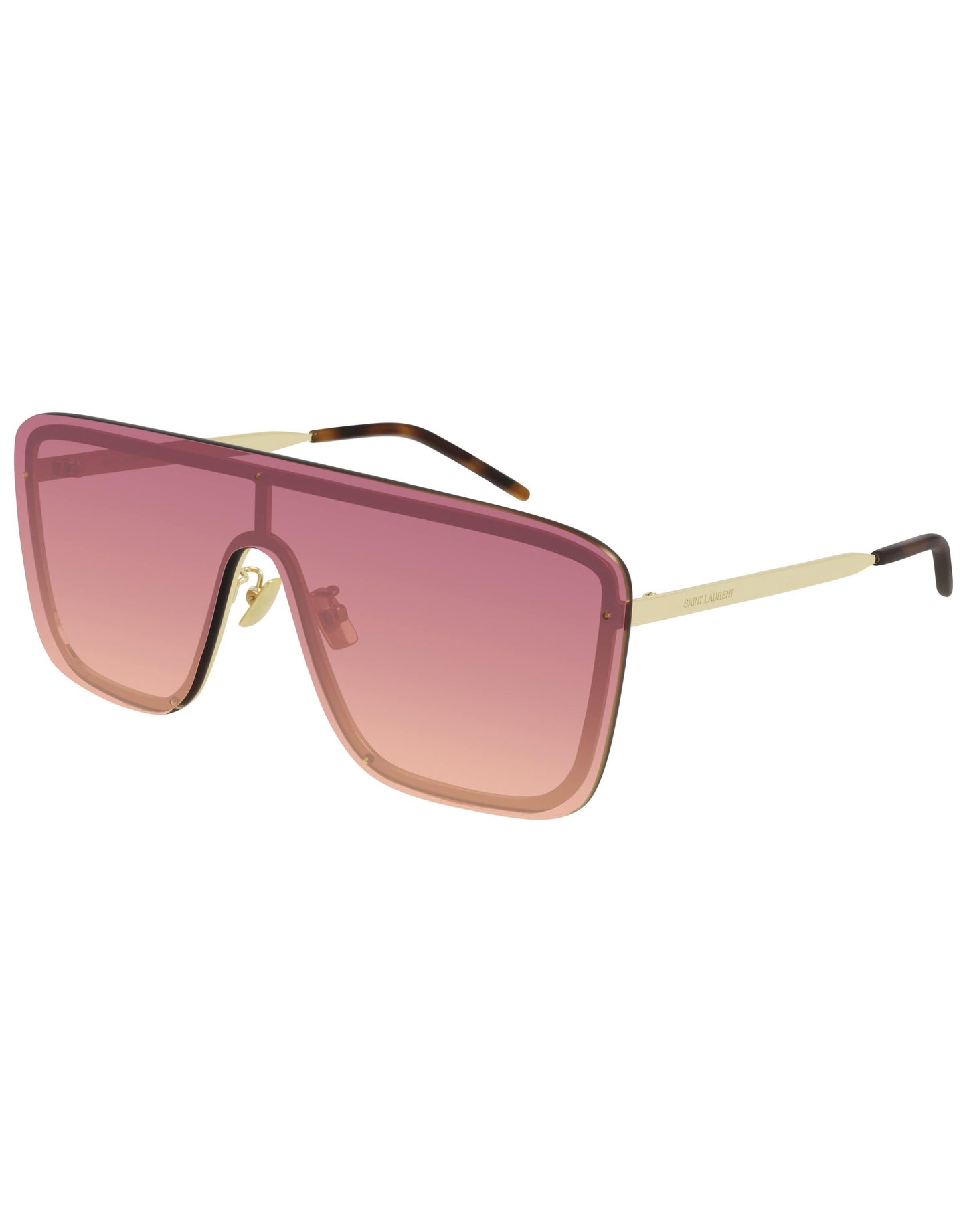 SAINT LAURENT-SL 364 Mask 008 Gradient Oversize Sunglasses-MULTI