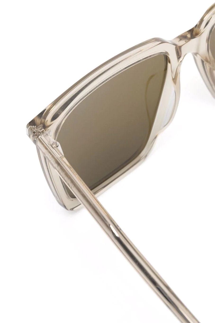 SAINT LAURENT-Oversized Rectangle Sunglasses-NUDE/BRN