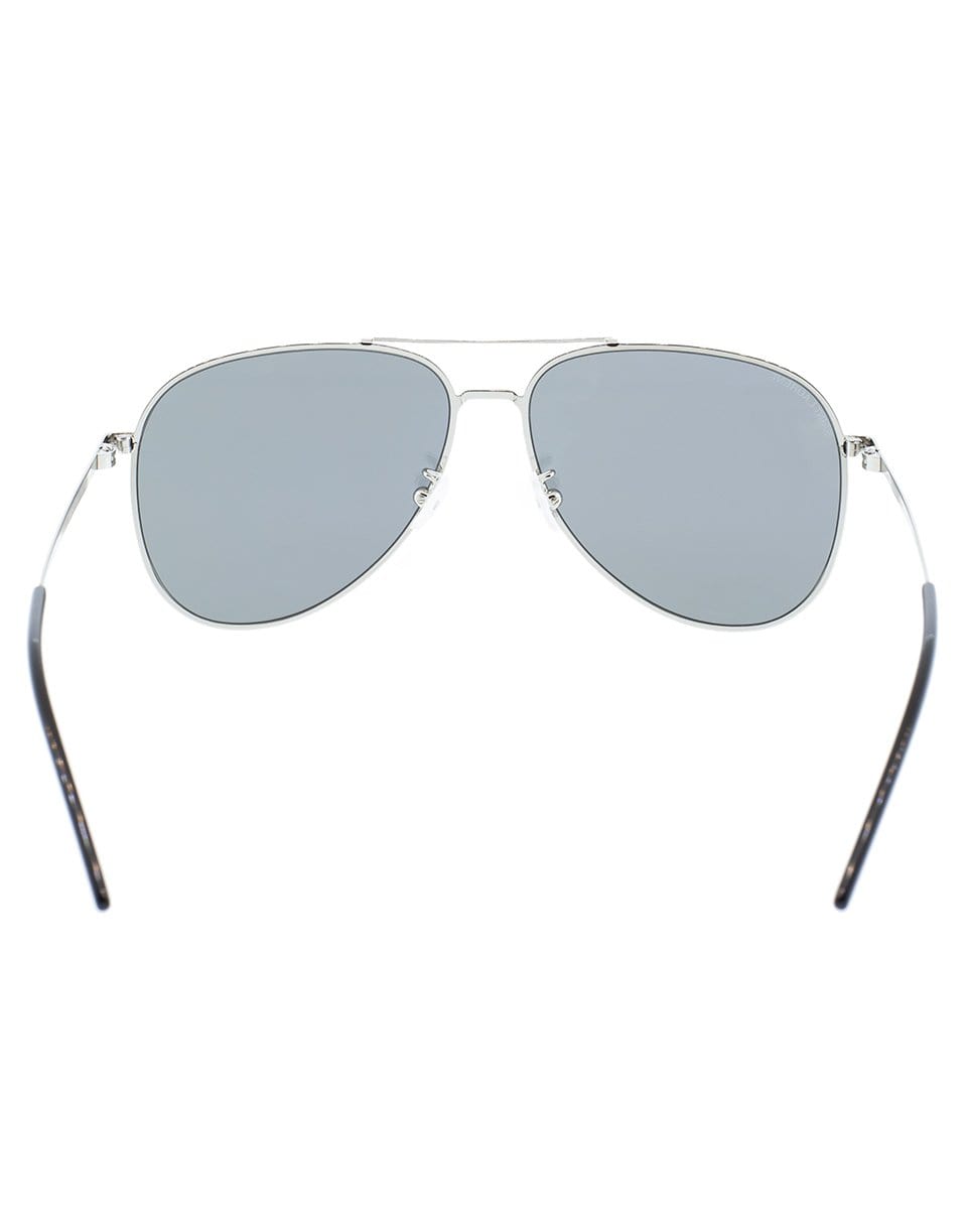 SAINT LAURENT-Classic Silver Aviator Sunglasses-SLVR