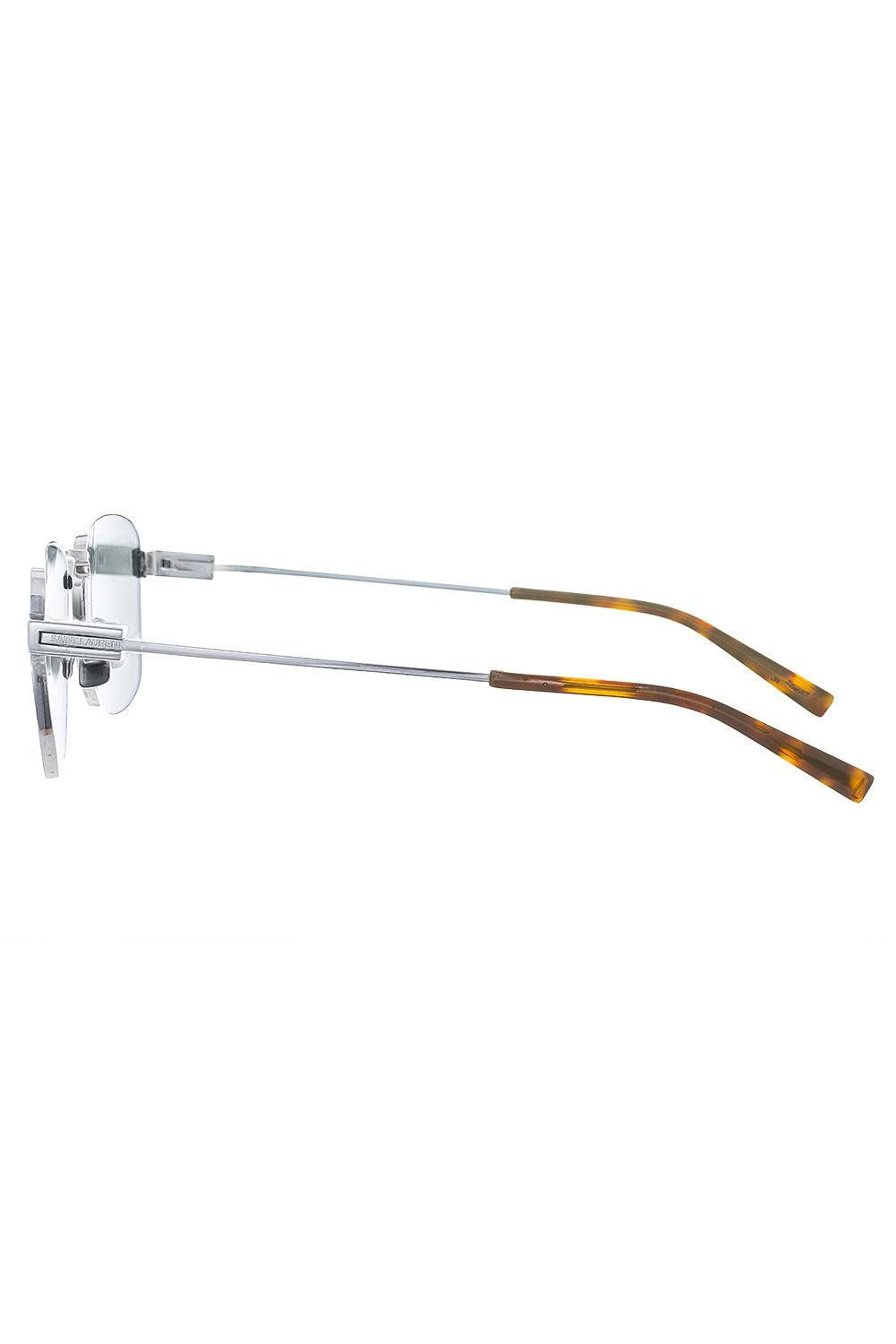 Rectangle Sunglasses-SLVRGREY-ACCESSORIESUNGLASSES-SAINT LAURENT