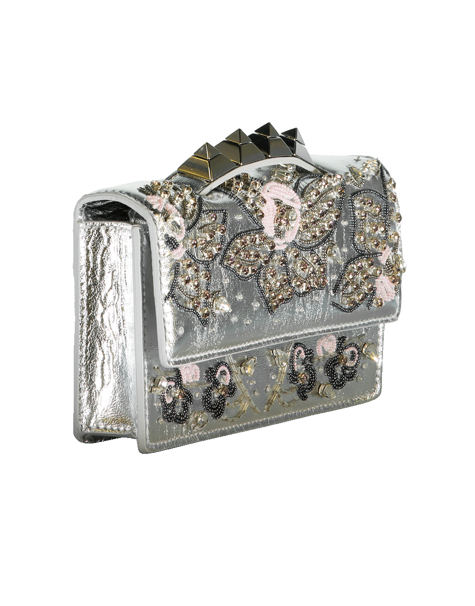 SALAR-Iris Orchid Clutch-SILVER