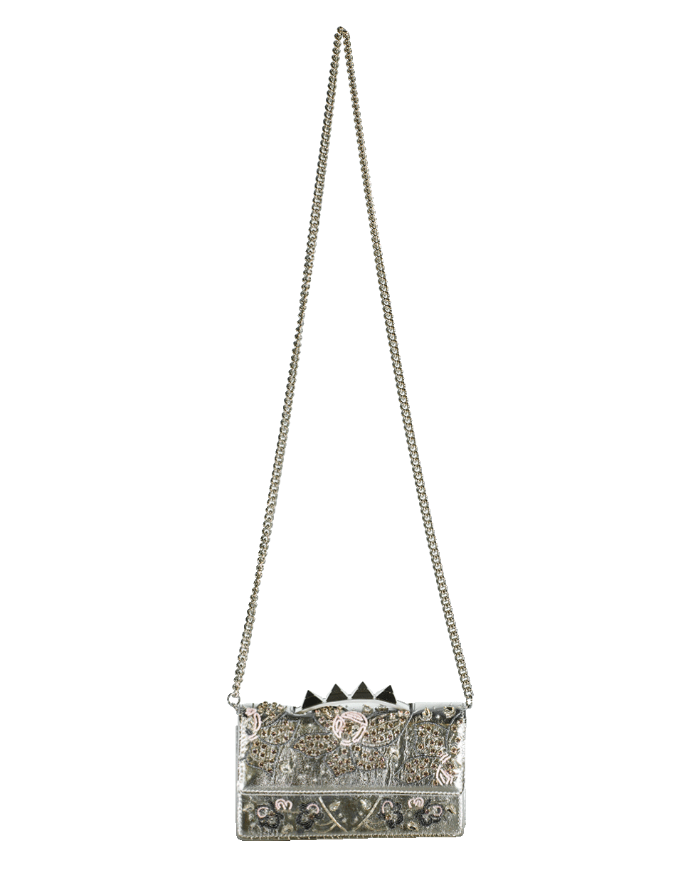 SALAR-Iris Orchid Clutch-SILVER