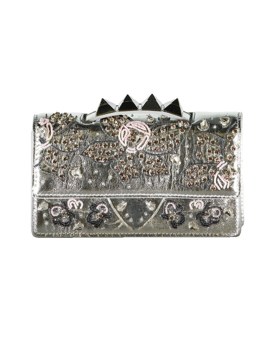 SALAR-Iris Orchid Clutch-SILVER