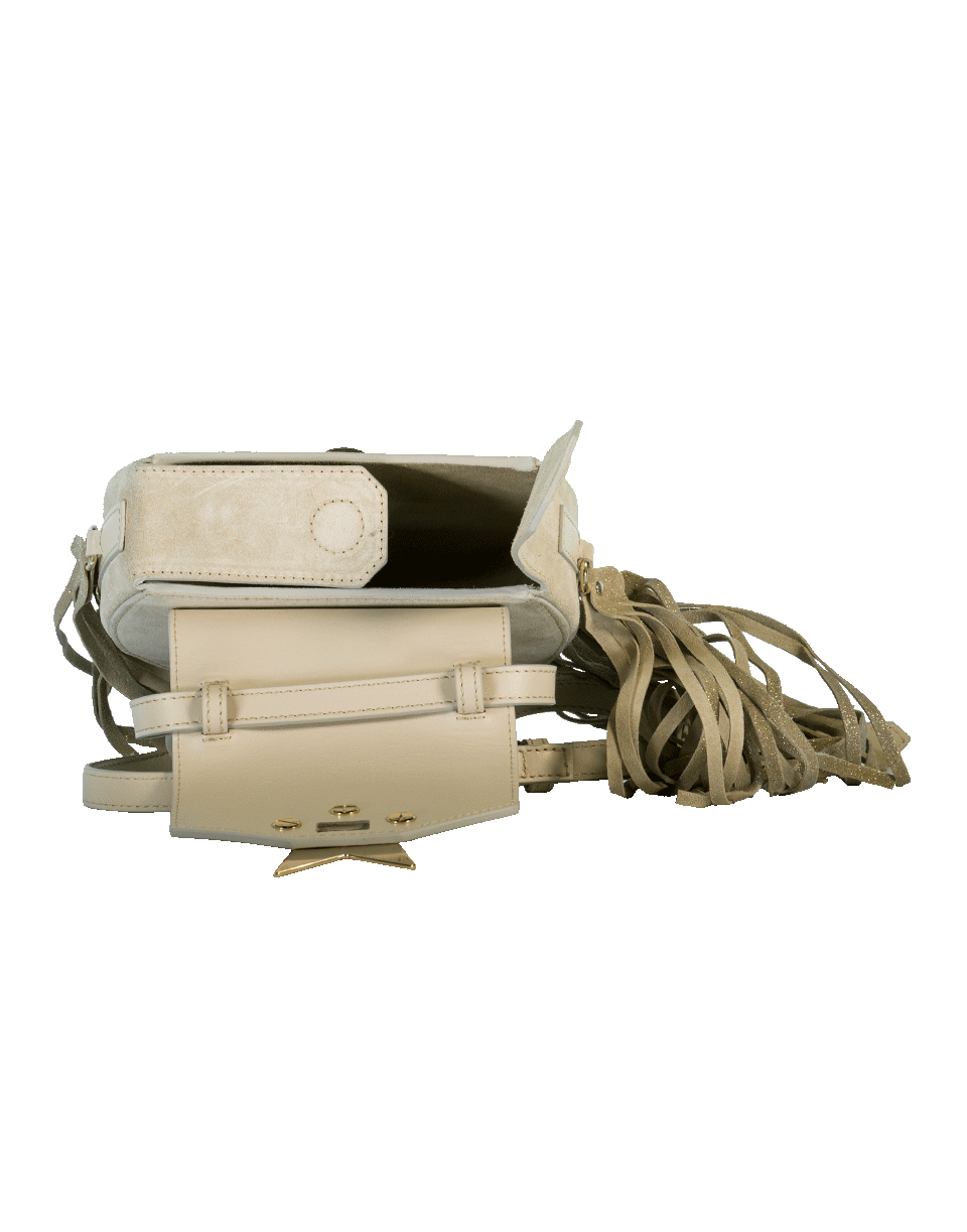 SALAR-Mimi Fringe Chris Bag-CLOUD