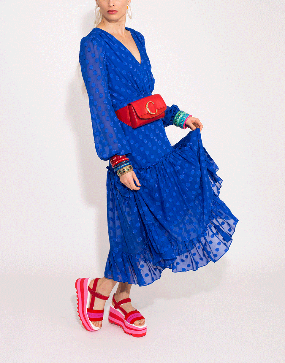 SALONI-Devon Polka Dot Dress-