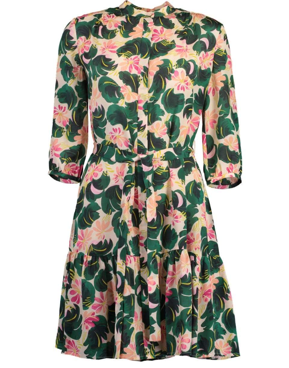 SALONI-Cream Lily Tyra Dress-