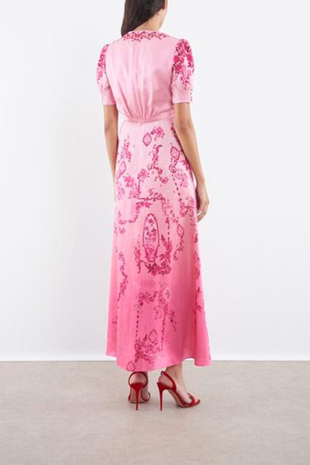 Lea Long Dress-FLRLSERR-0-CLOTHINGDRESSCASUAL-SALONI