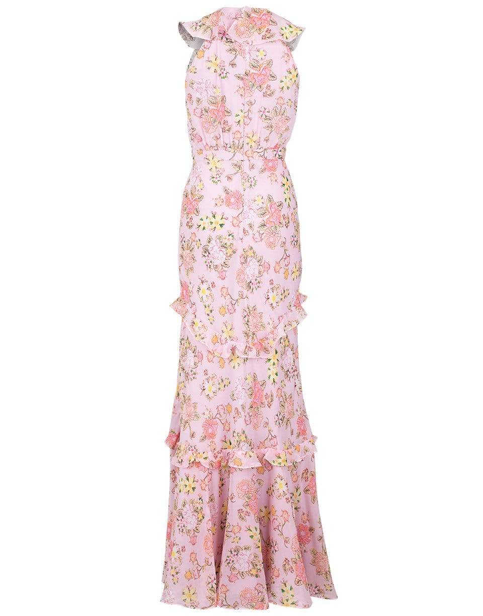 SALONI-Lilac Rita Floral Maxi Dress-