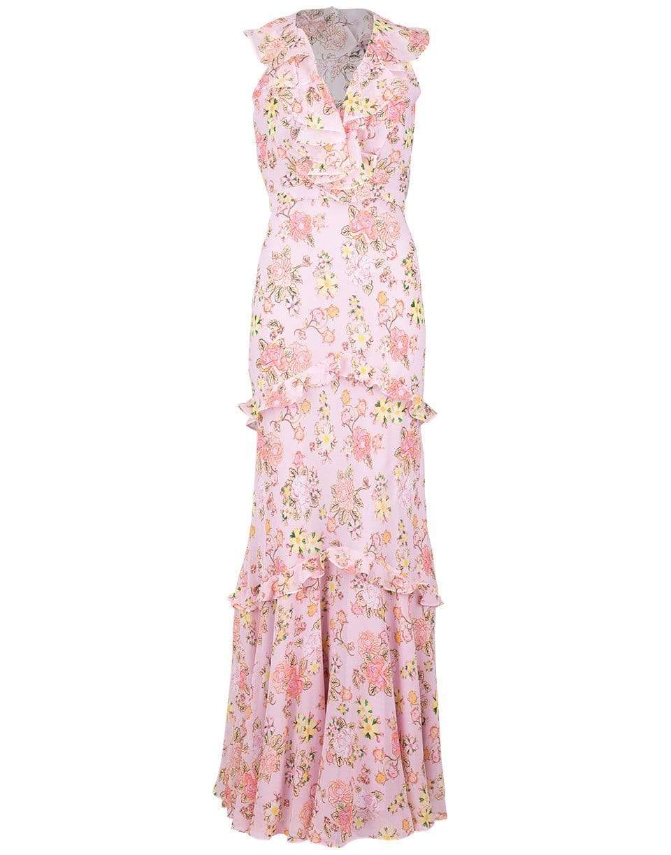 SALONI-Lilac Rita Floral Maxi Dress-