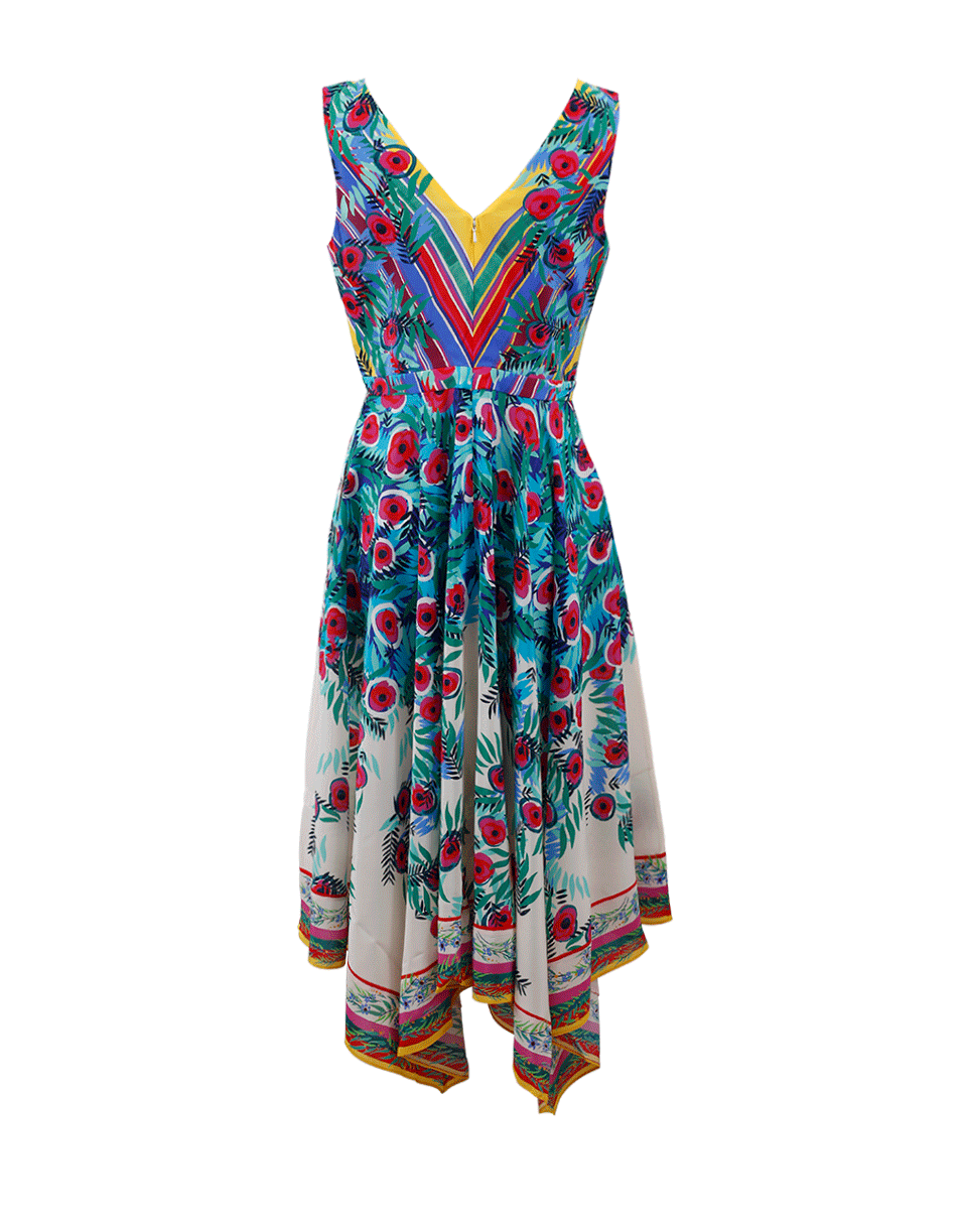 SALONI-Zuri Dress-RAINBOW
