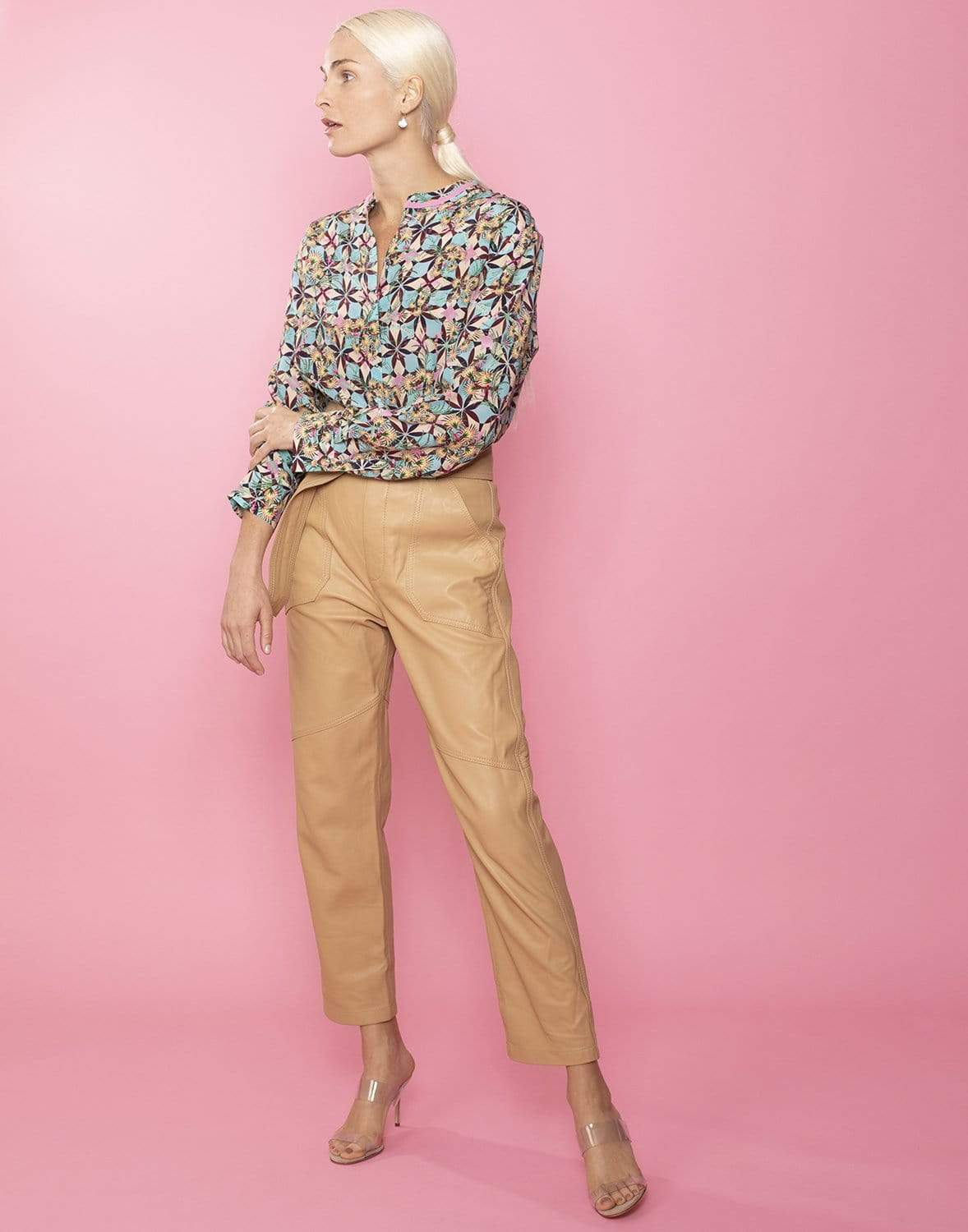 SALONI-Long Sleeve Bobbi Shirt-