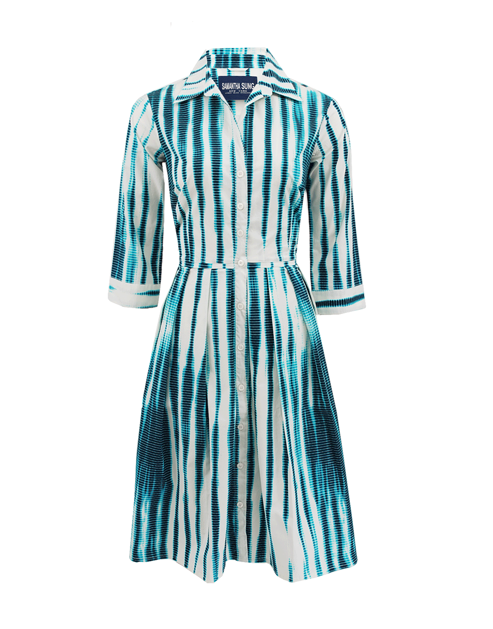 SAMANTHA SUNG-Audrey Tide Print Dress-